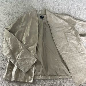 Eileen Fisher Metallic Grey Jacket